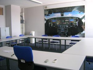 Salle de briefing stage peur avion suisse